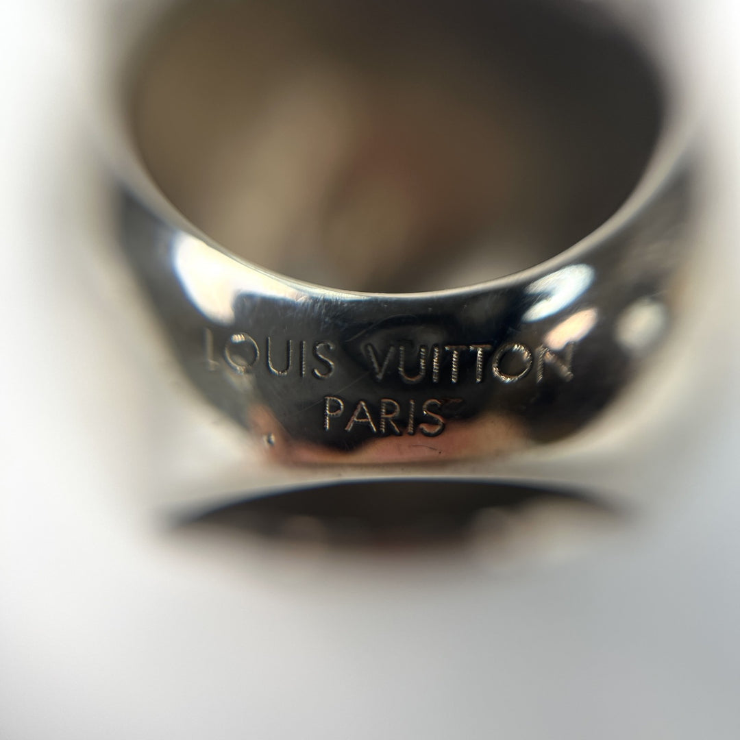 ルイヴィトン LOUIS VUITTON メンズ リング プラネット ストラスカクテルリング 約13号