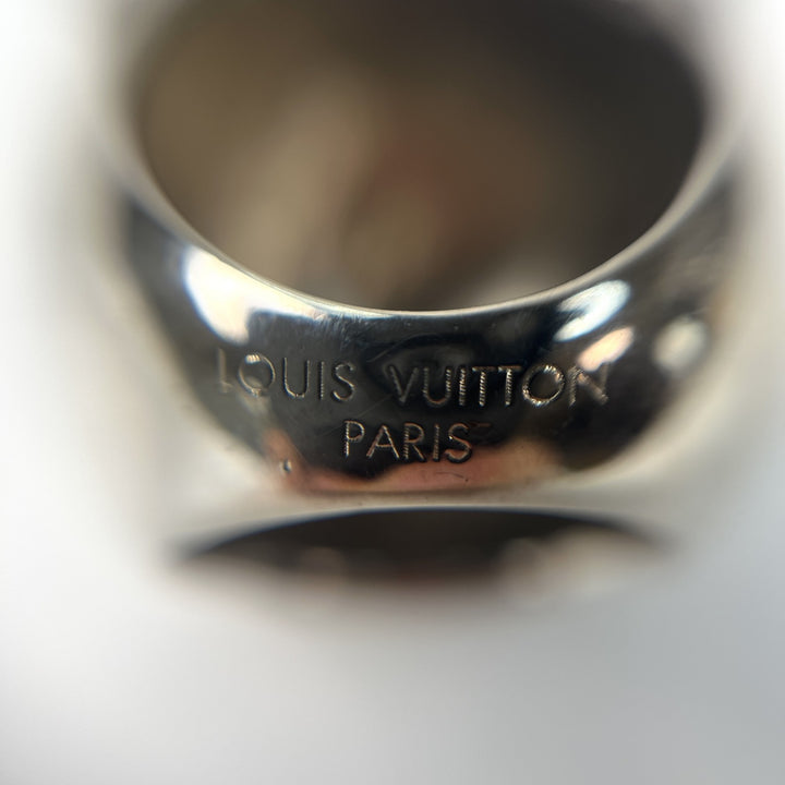 ルイヴィトン LOUIS VUITTON メンズ リング プラネット ストラスカクテルリング 約13号