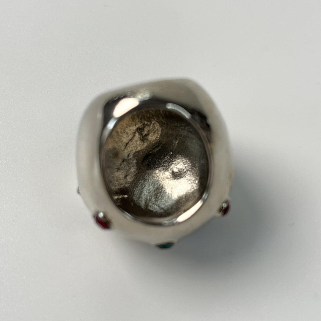 ルイヴィトン LOUIS VUITTON メンズ リング プラネット ストラスカクテルリング 約13号