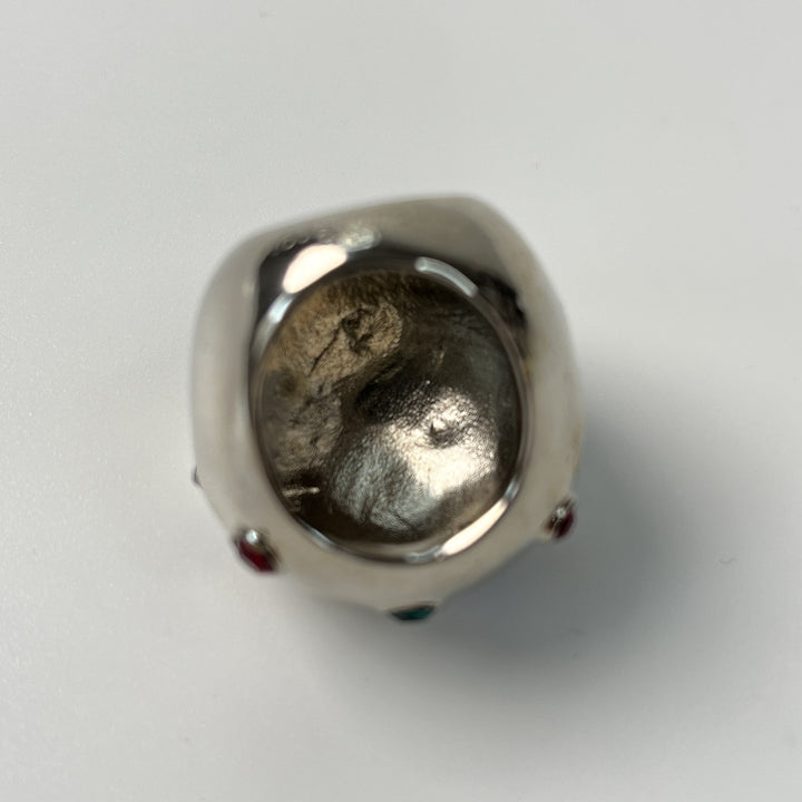 ルイヴィトン LOUIS VUITTON メンズ リング プラネット ストラスカクテルリング 約13号