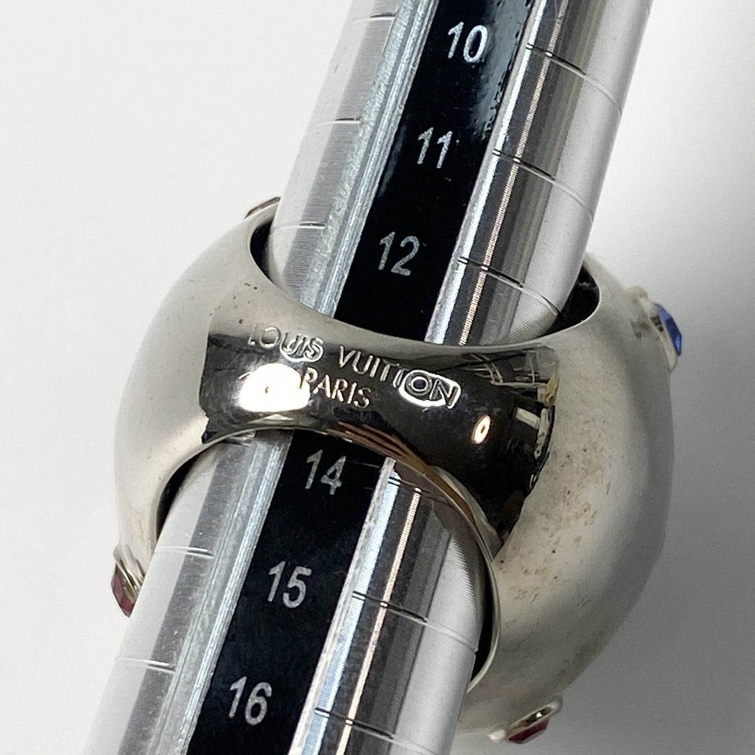 ルイヴィトン LOUIS VUITTON メンズ リング プラネット ストラスカクテルリング 約13号