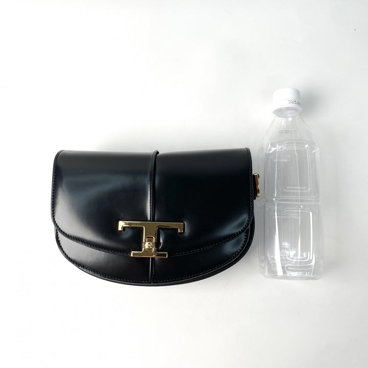 美品 トッズ TOS'S レディース Tタイムレス ミニ ショルダーバッグ レザー 斜めがけ クロスボディ LG49