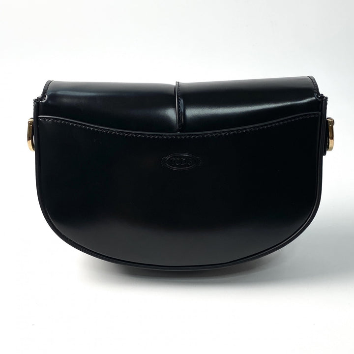 美品 トッズ TOS'S レディース Tタイムレス ミニ ショルダーバッグ レザー 斜めがけ クロスボディ LG49