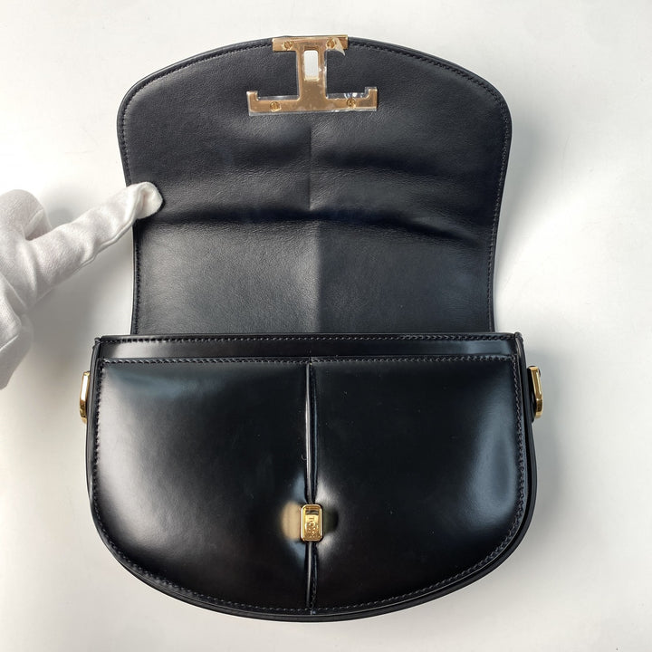美品 トッズ TOS'S レディース Tタイムレス ミニ ショルダーバッグ レザー 斜めがけ クロスボディ LG49