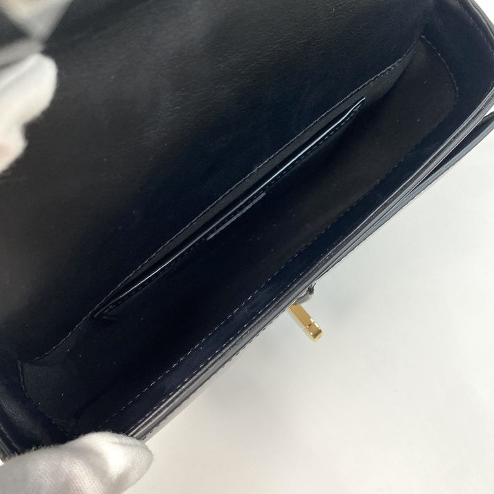 美品 トッズ TOS'S レディース Tタイムレス ミニ ショルダーバッグ レザー 斜めがけ クロスボディ LG49