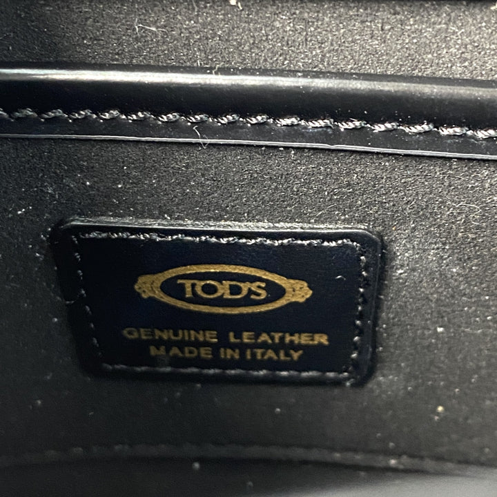美品 トッズ TOS'S レディース Tタイムレス ミニ ショルダーバッグ レザー 斜めがけ クロスボディ LG49