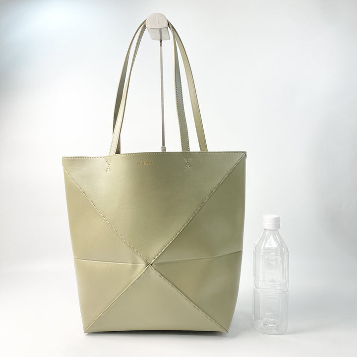 美品 ロエベ LOEWE レディース パズルフォルド ミディアム 522426 ハンドバッグ トートバッグ 肩がけ