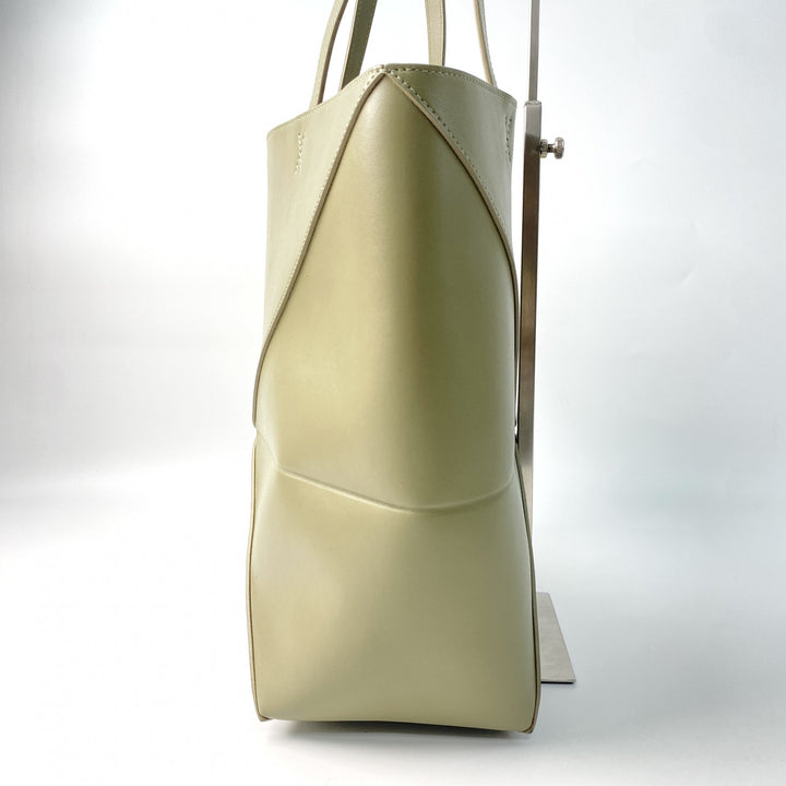 美品 ロエベ LOEWE レディース パズルフォルド ミディアム 522426 ハンドバッグ トートバッグ 肩がけ