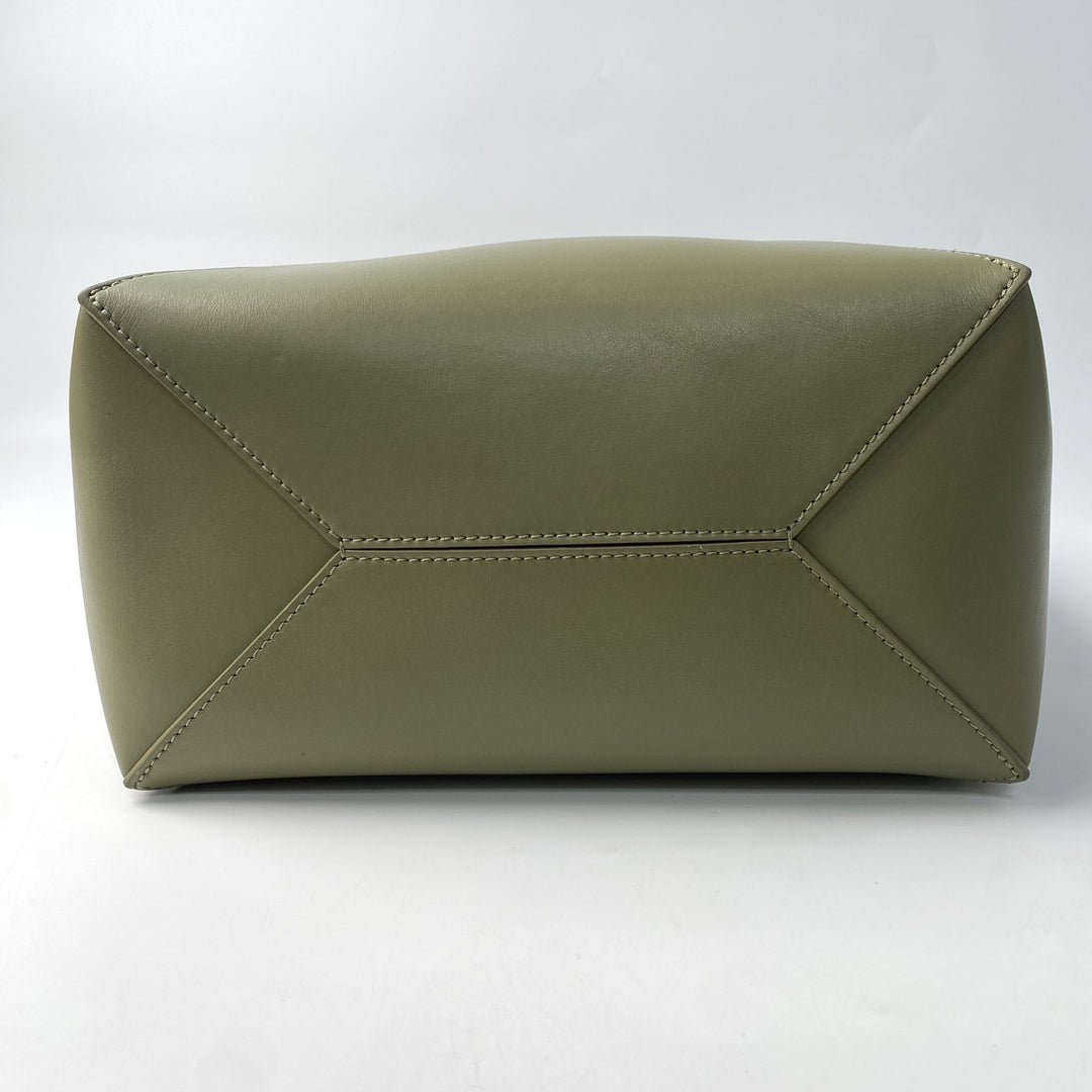 美品 ロエベ LOEWE レディース パズルフォルド ミディアム 522426 ハンドバッグ トートバッグ 肩がけ