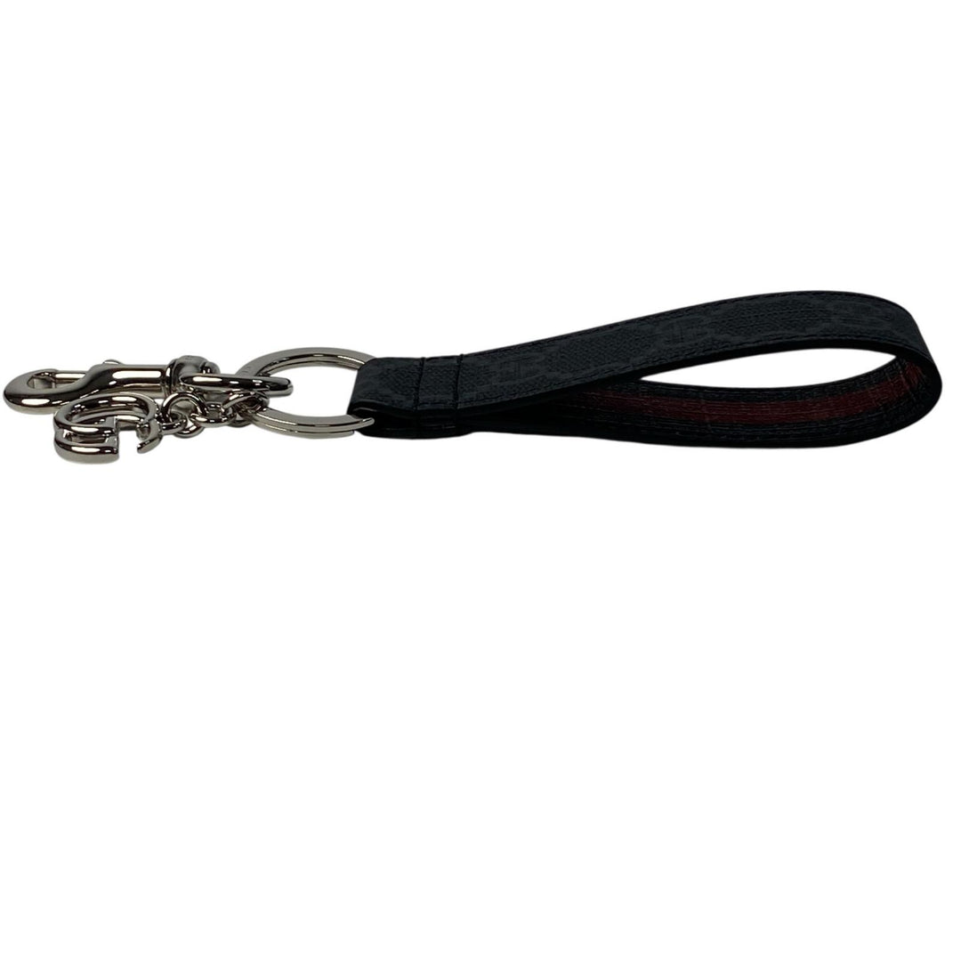 美品 グッチ GUCCI GGスプリーム GGマーモント キーリング チャーム メンズ