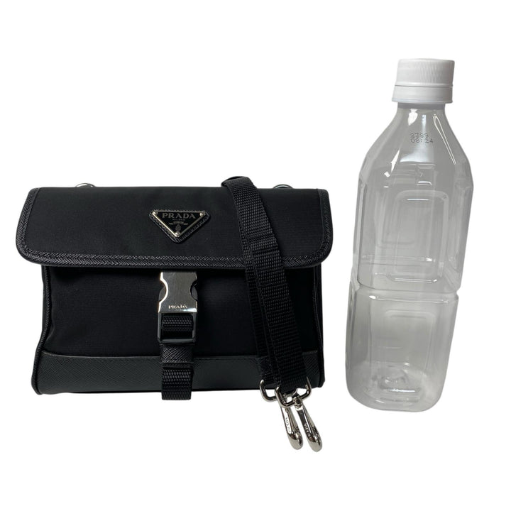 プラダ PRADA ミニショルダーバッグ ナイロン サフィアーノ レザー 2ZH108 斜めがけ クロスボディ メンズ