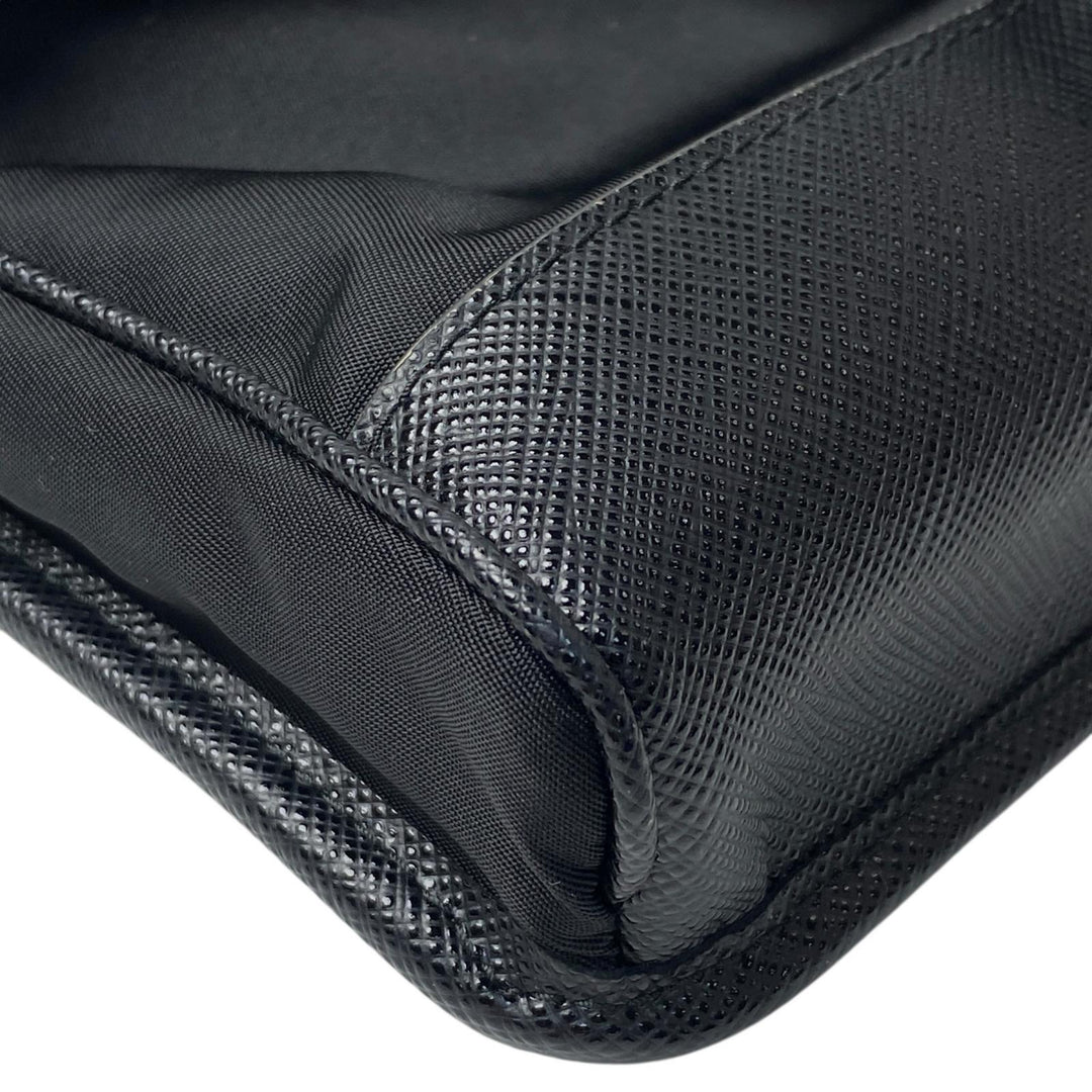 プラダ PRADA ミニショルダーバッグ ナイロン サフィアーノ レザー 2ZH108 斜めがけ クロスボディ メンズ