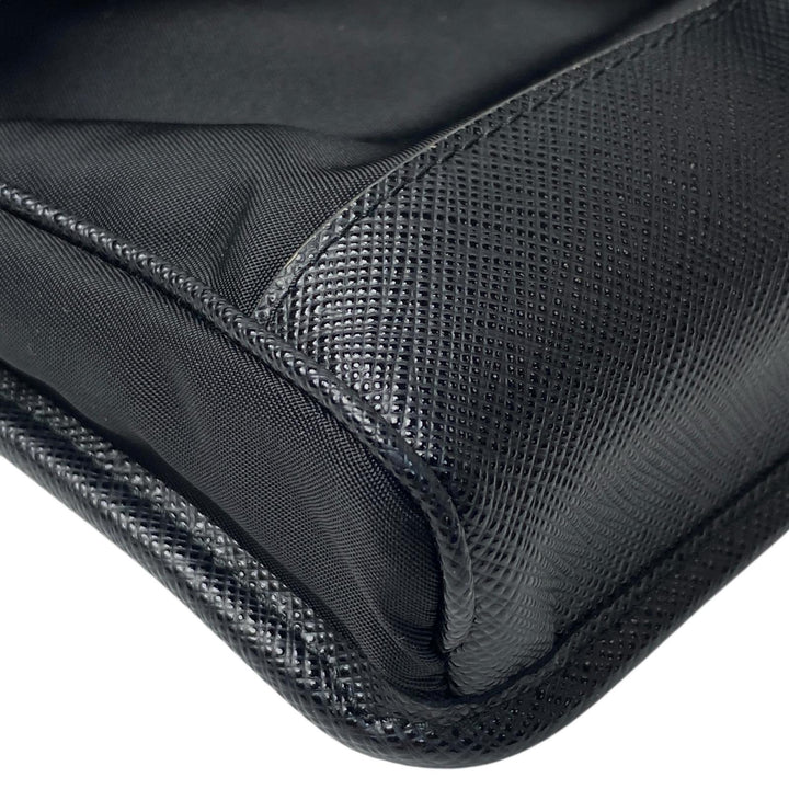 プラダ PRADA ミニショルダーバッグ ナイロン サフィアーノ レザー 2ZH108 斜めがけ クロスボディ メンズ