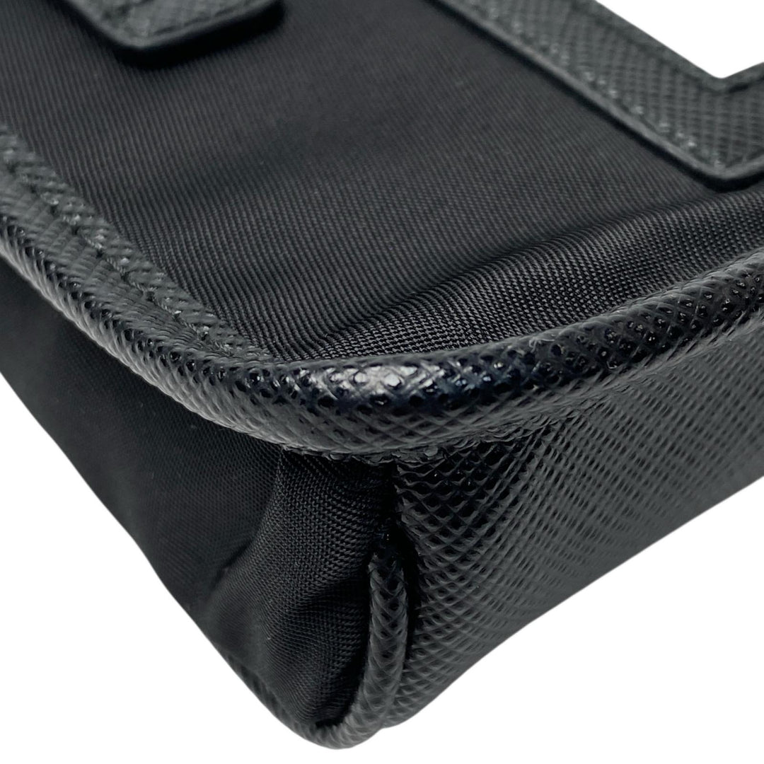 プラダ PRADA ミニショルダーバッグ ナイロン サフィアーノ レザー 2ZH108 斜めがけ クロスボディ メンズ