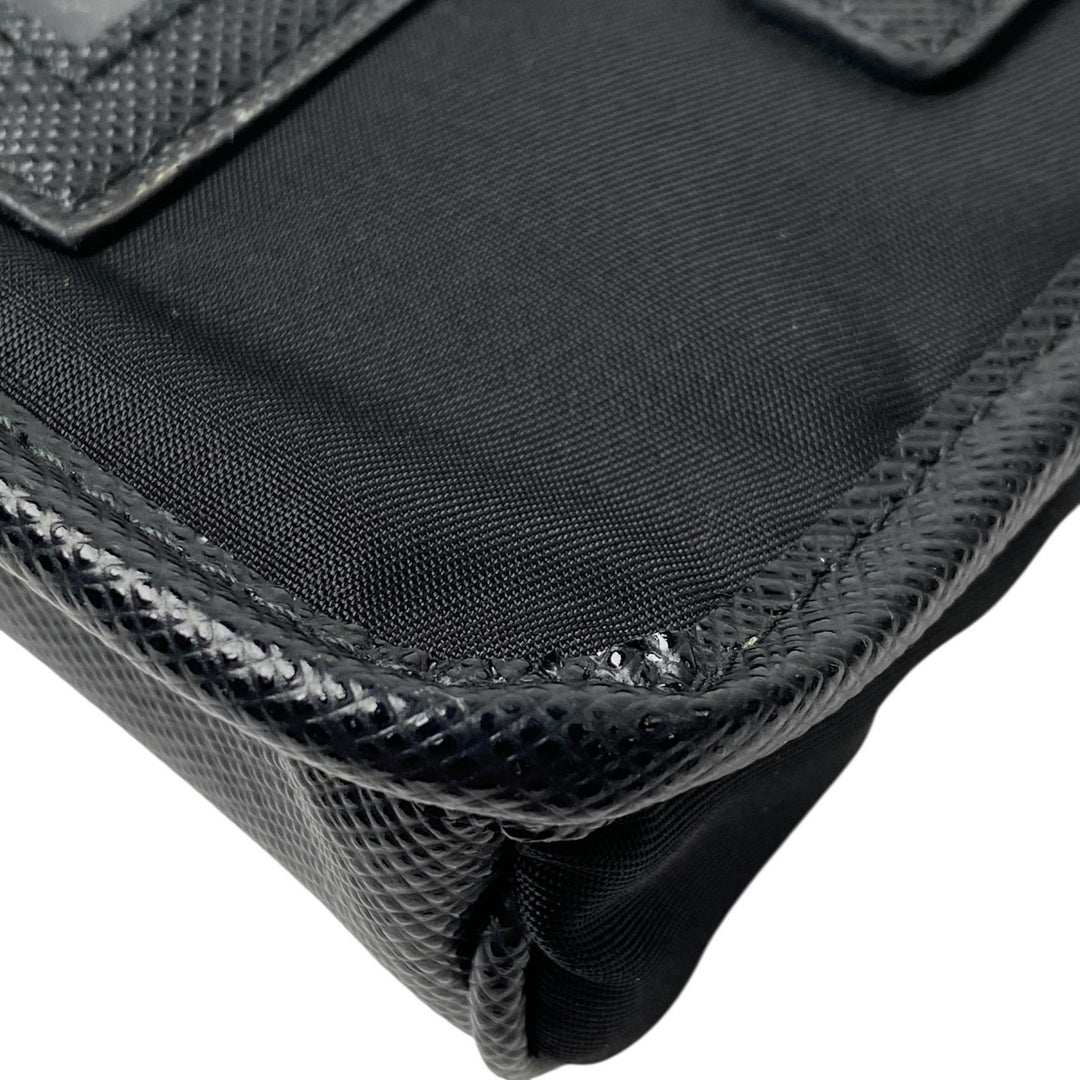 プラダ PRADA ミニショルダーバッグ ナイロン サフィアーノ レザー 2ZH108 斜めがけ クロスボディ メンズ