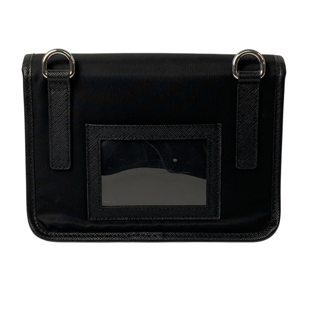 プラダ PRADA ミニショルダーバッグ ナイロン サフィアーノ レザー 2ZH108 斜めがけ クロスボディ メンズ