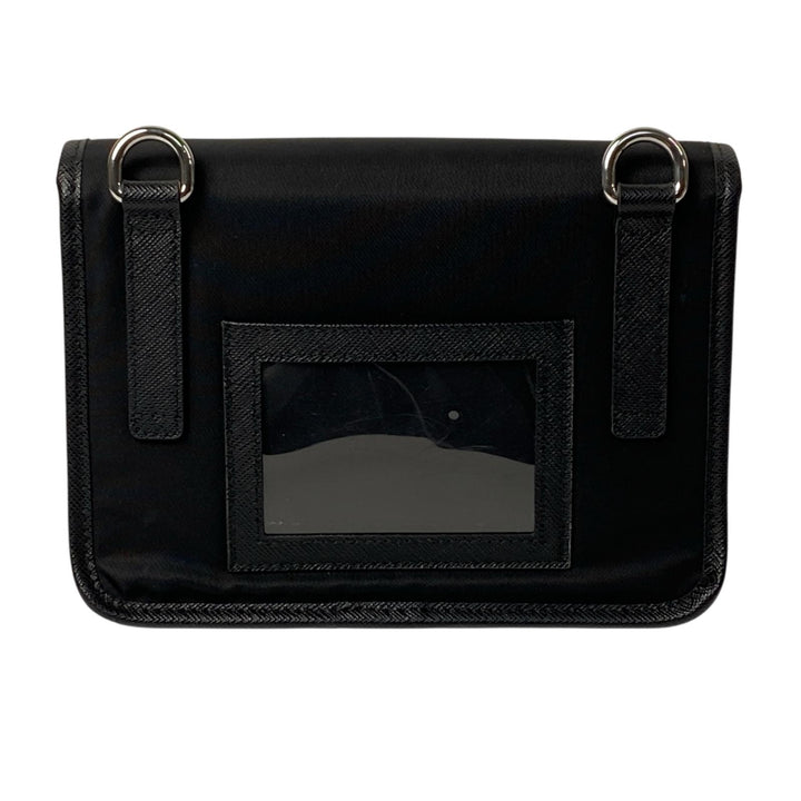 プラダ PRADA ミニショルダーバッグ ナイロン サフィアーノ レザー 2ZH108 斜めがけ クロスボディ メンズ