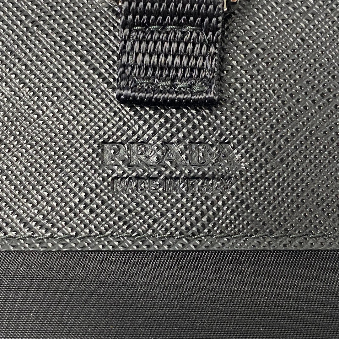 プラダ PRADA ミニショルダーバッグ ナイロン サフィアーノ レザー 2ZH108 斜めがけ クロスボディ メンズ