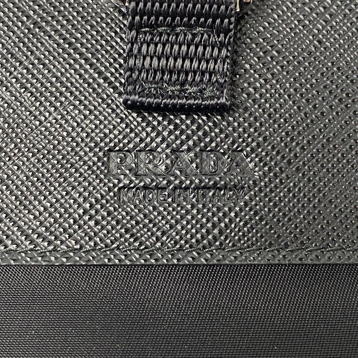 プラダ PRADA ミニショルダーバッグ ナイロン サフィアーノ レザー 2ZH108 斜めがけ クロスボディ メンズ