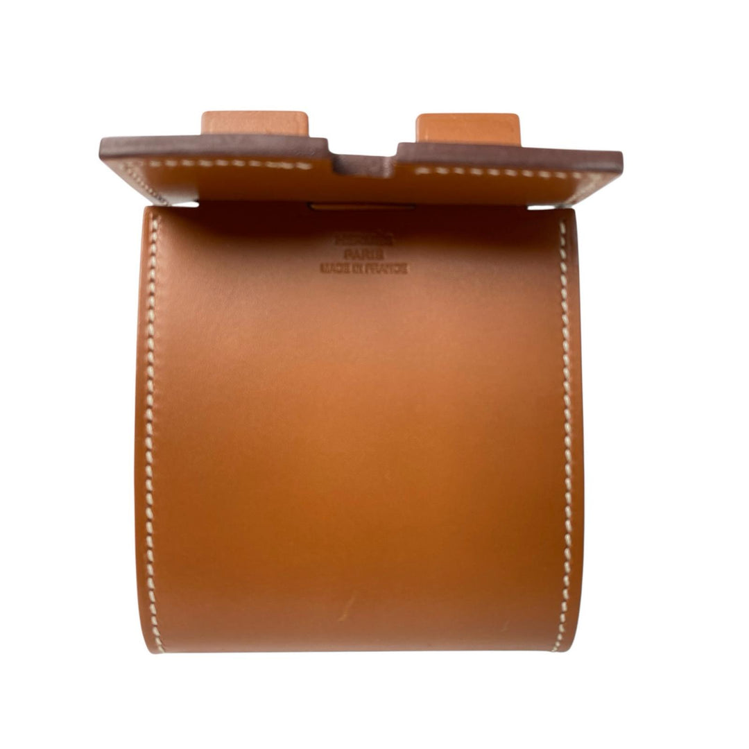 エルメス HERMES スマートフォンスタンド アプ・プリ ヴァッシュハンター レザー ユニセックス