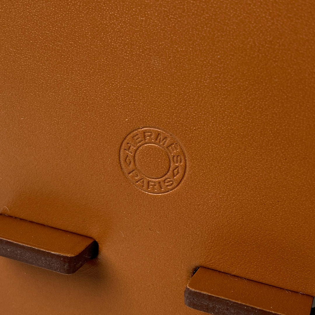 エルメス HERMES スマートフォンスタンド アプ・プリ ヴァッシュハンター レザー ユニセックス