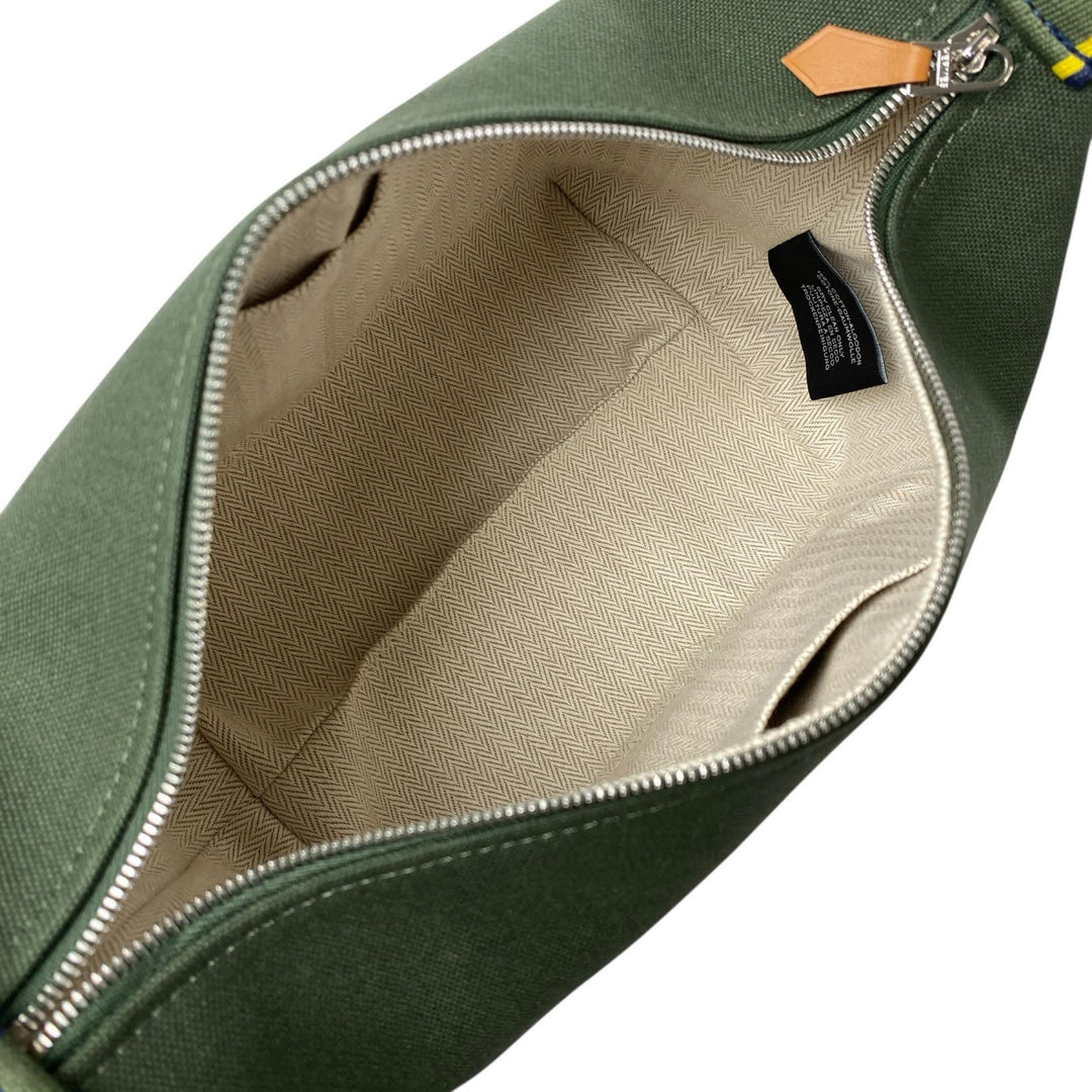 新品同様 エルメス HERMES ブリッドアブラック PM ハンドバッグ キャンバス レディース