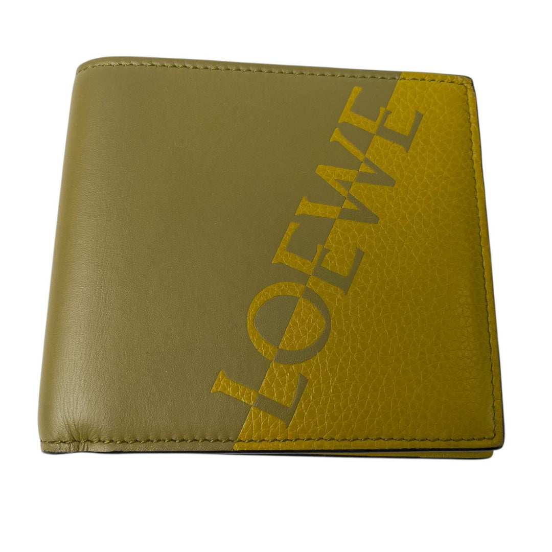 美品 ロエベ LOEWE シグネチャー バイフォールド コンパクトウォレット メンズ