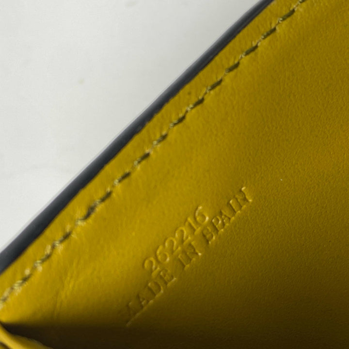 美品 ロエベ LOEWE シグネチャー バイフォールド コンパクトウォレット メンズ