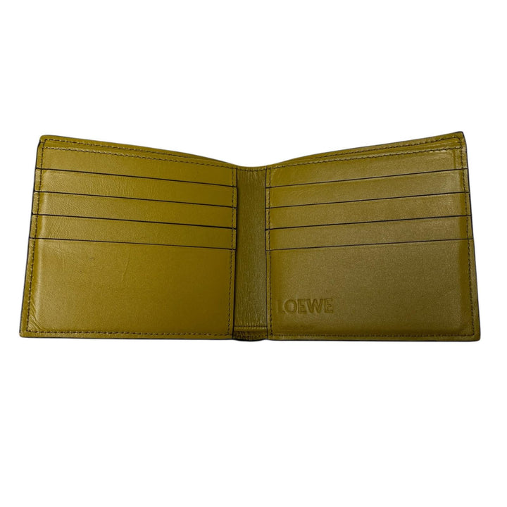 美品 ロエベ LOEWE シグネチャー バイフォールド コンパクトウォレット メンズ