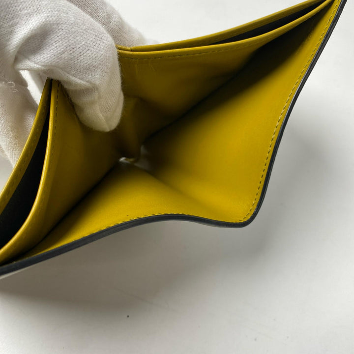 美品 ロエベ LOEWE シグネチャー バイフォールド コンパクトウォレット メンズ