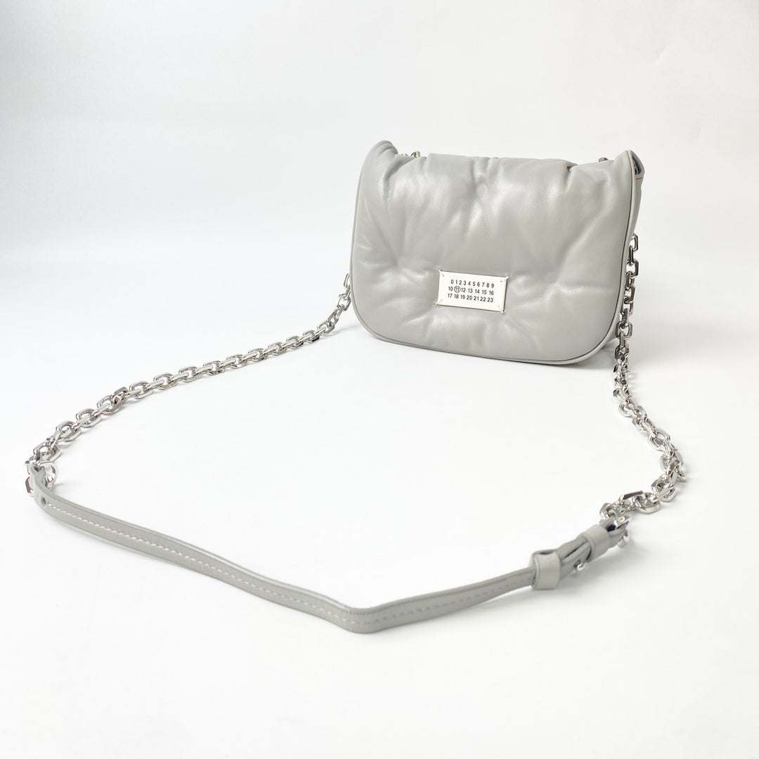 美品 Maison Margiela メゾンマルジェラ レディース グラムスラム チェーンショルダーバッグ SB1WG0019 斜めがけ クロスボディ