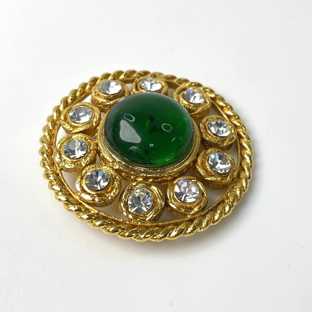 シャネル CHANEL レディース ヴィンテージ グリポア ストーン ブローチ GP