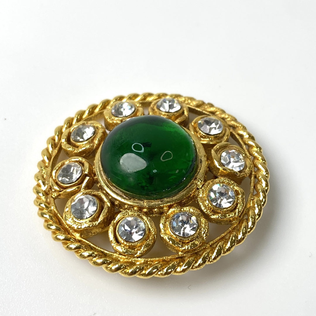 シャネル CHANEL レディース ヴィンテージ グリポア ストーン ブローチ GP