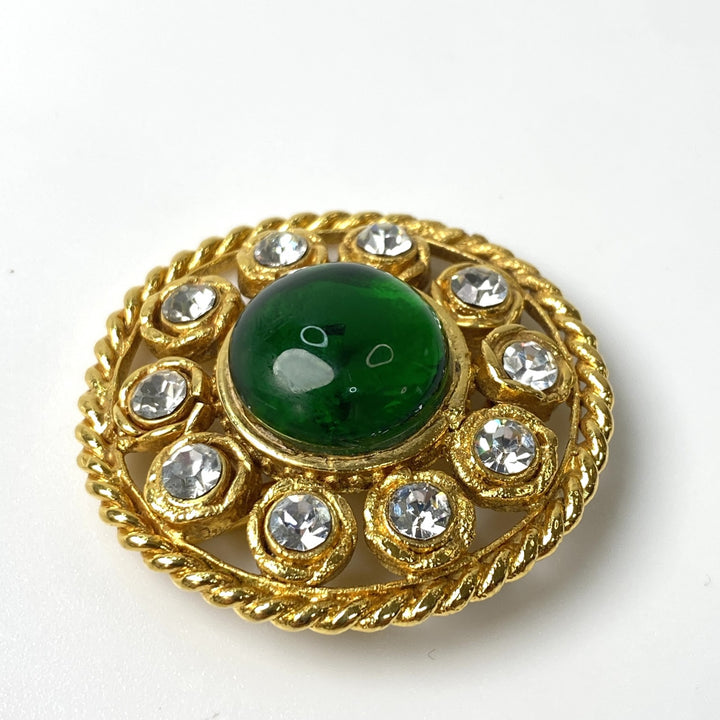 シャネル CHANEL レディース ヴィンテージ グリポア ストーン ブローチ GP