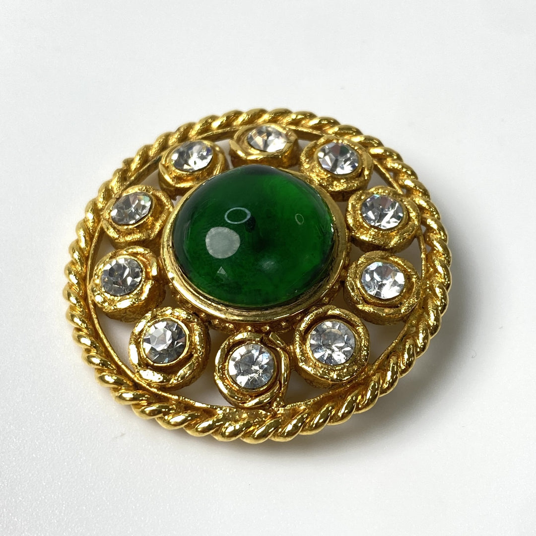 シャネル CHANEL レディース ヴィンテージ グリポア ストーン ブローチ GP