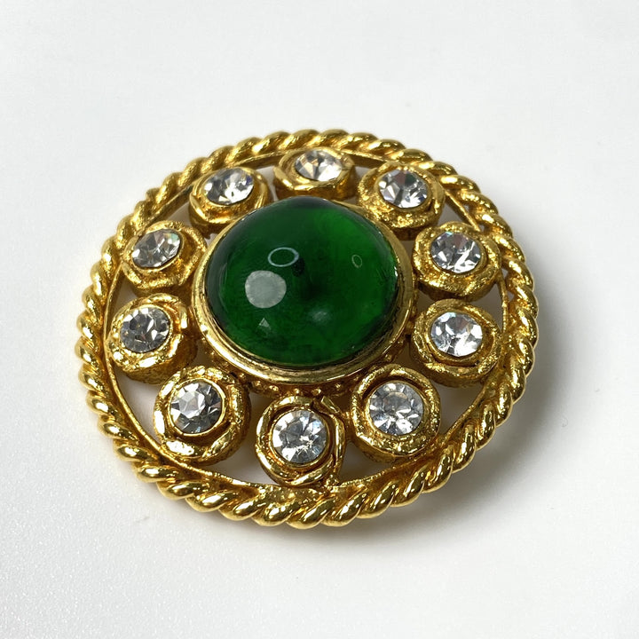 シャネル CHANEL レディース ヴィンテージ グリポア ストーン ブローチ GP