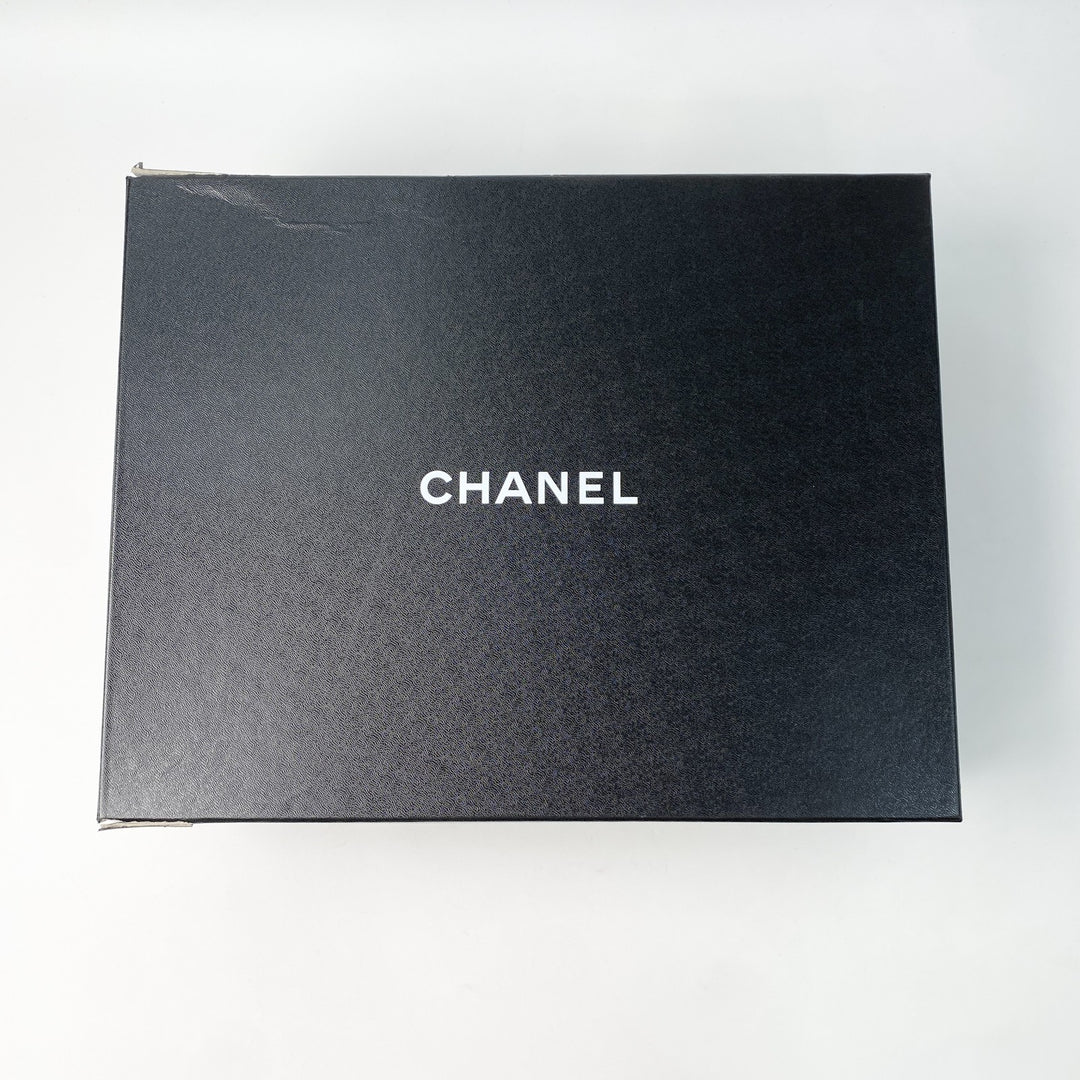 未使用 シャネル CHANEL レディース サイドゴア ショートブーツ 35C レザー パテント G38218 Y55662 22cm