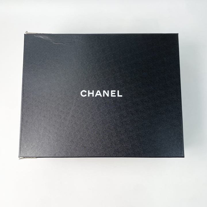 未使用 シャネル CHANEL レディース サイドゴア ショートブーツ 35C レザー パテント G38218 Y55662 22cm