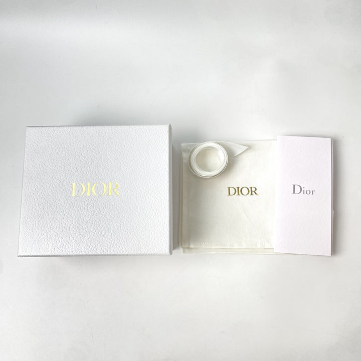 美品 ディオール DIOR レディース 喜平 ロゴ ネックレス ゴールド バイカラー