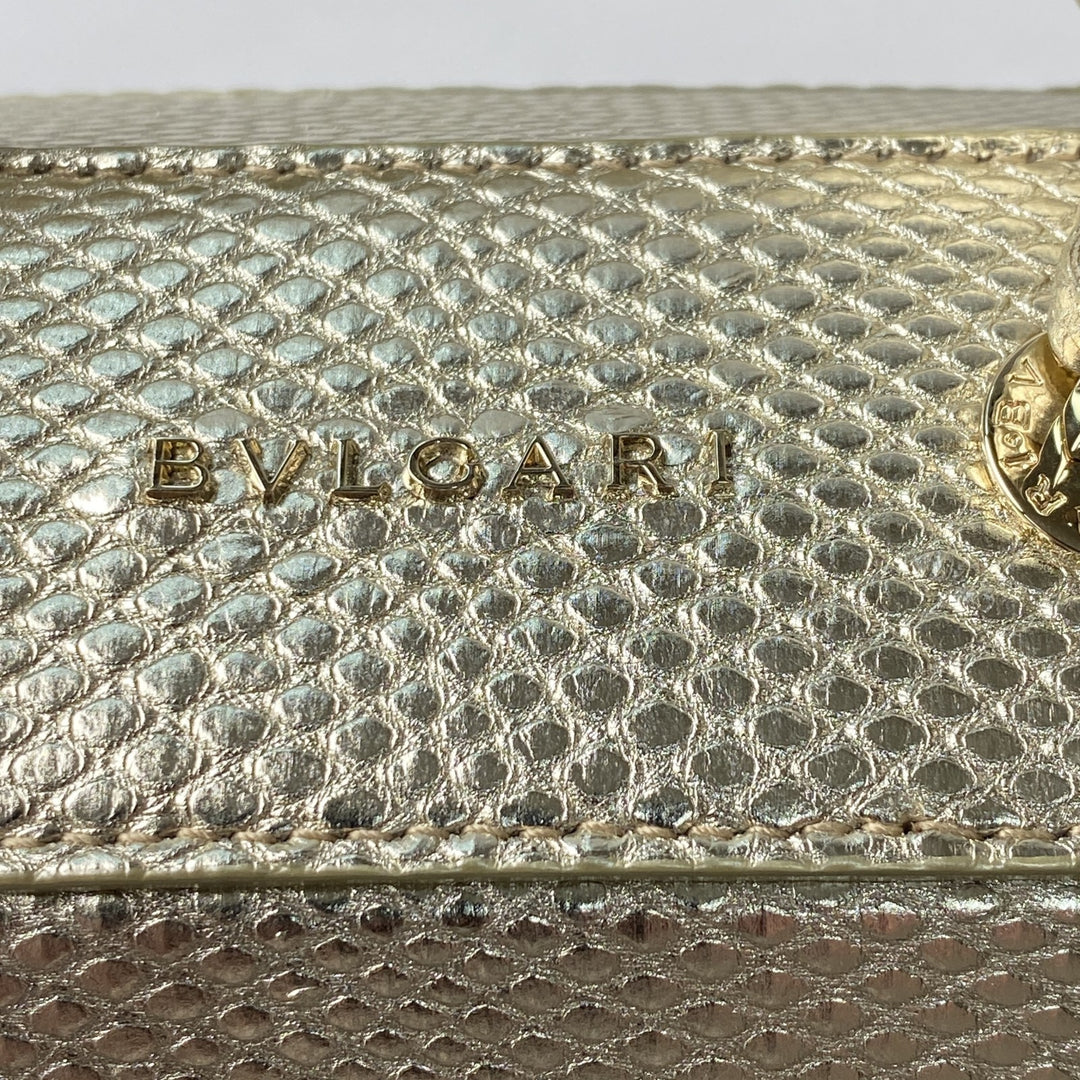 未使用 ブルガリ BVLGARI レディース セルペンティ 2way ショルダーバッグ バニティバッグ