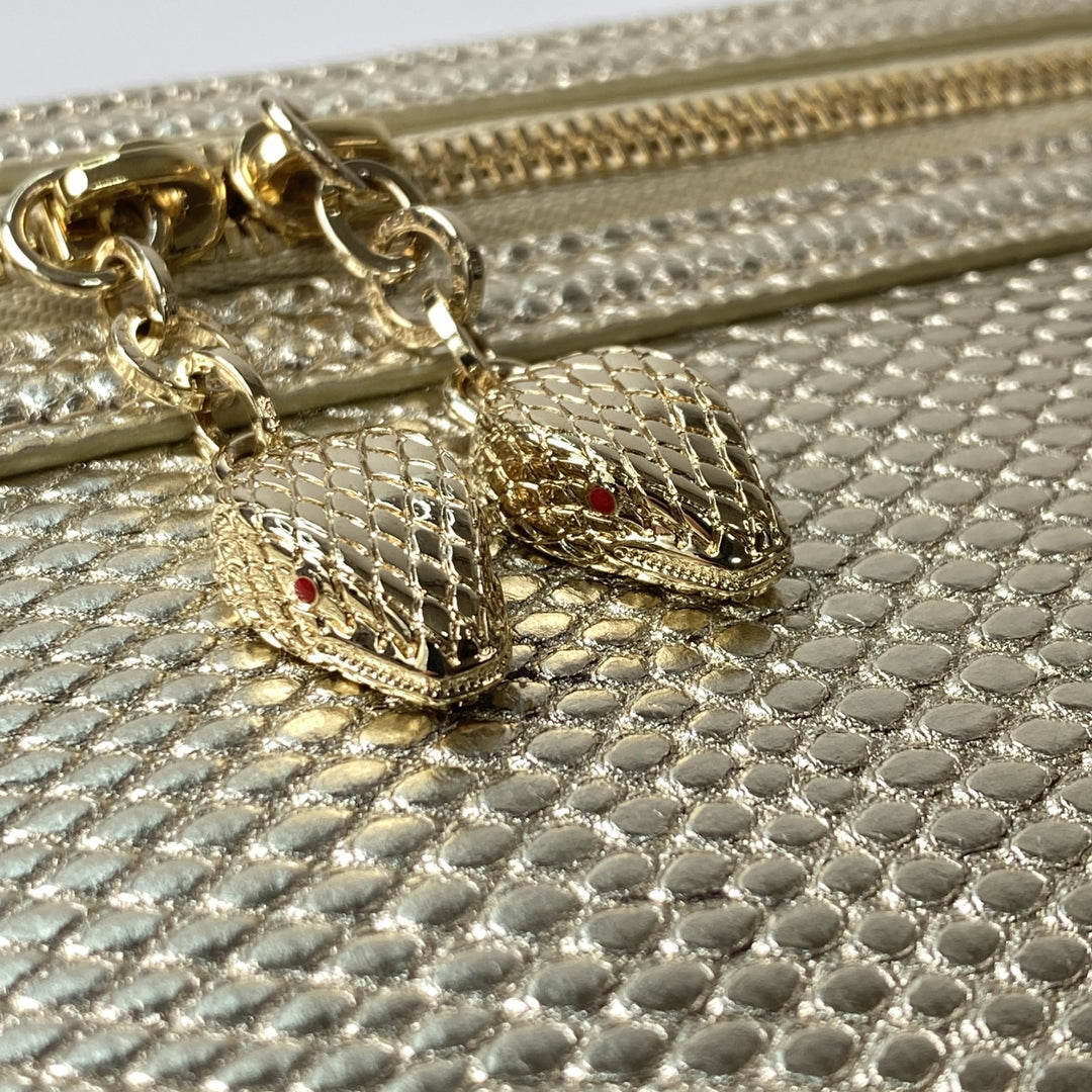 未使用 ブルガリ BVLGARI レディース セルペンティ 2way ショルダーバッグ バニティバッグ