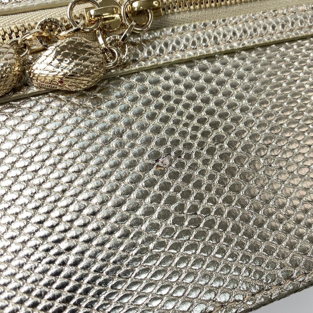 未使用 ブルガリ BVLGARI レディース セルペンティ 2way ショルダーバッグ バニティバッグ