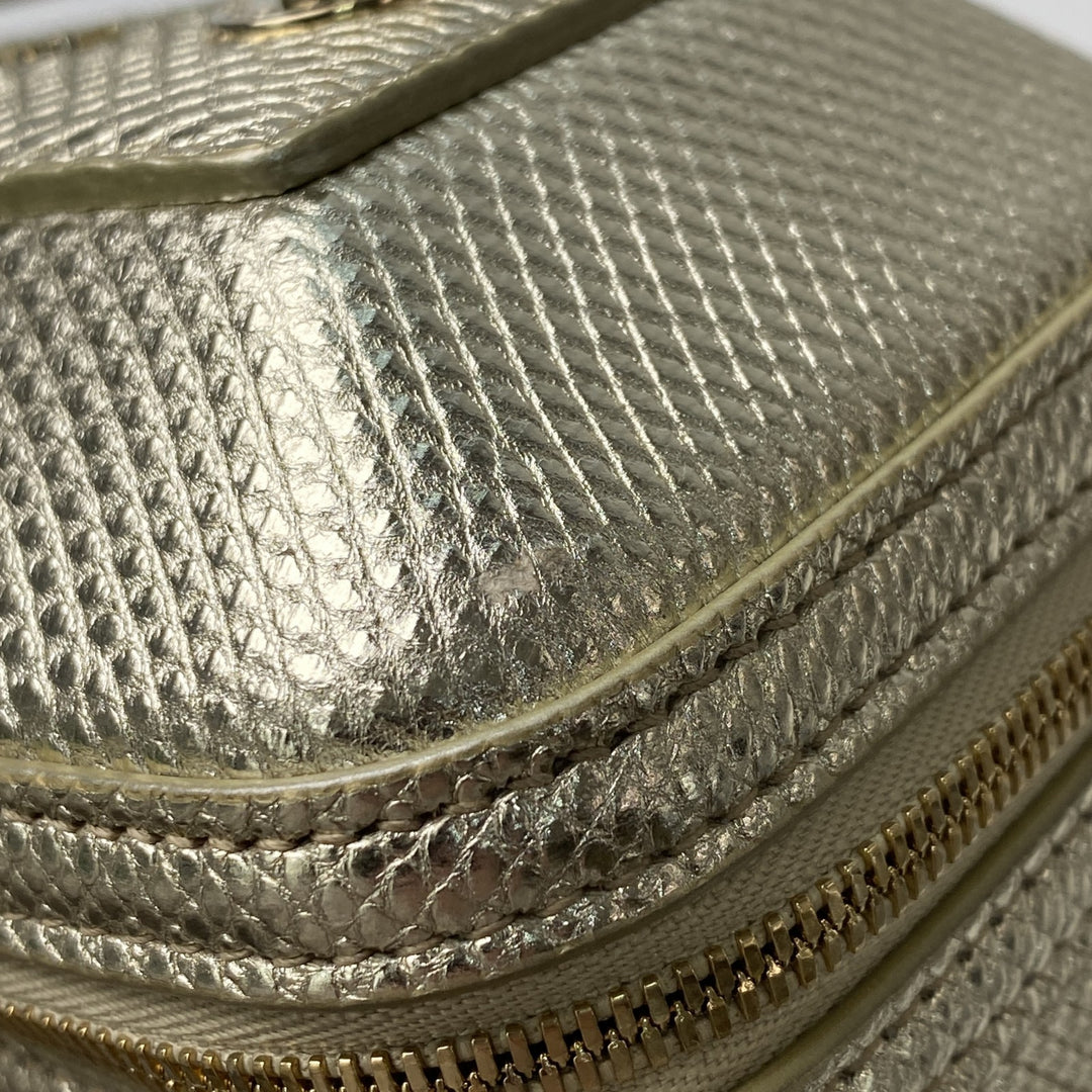 未使用 ブルガリ BVLGARI レディース セルペンティ 2way ショルダーバッグ バニティバッグ