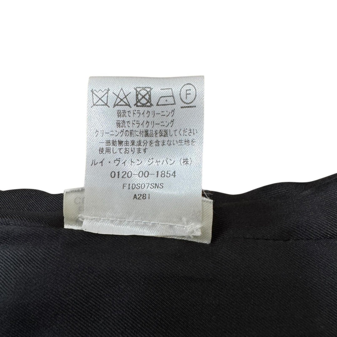 美品 ルイ ヴィトン LOUIS VUITTON モノグラム ツイード ラメ ノースリーブ ワンピース #34 レディース