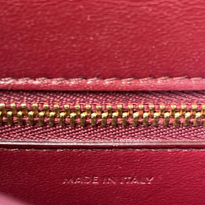 セリーヌ CELINE クラシックボックス ショルダーバッグ ボルドー レディース
