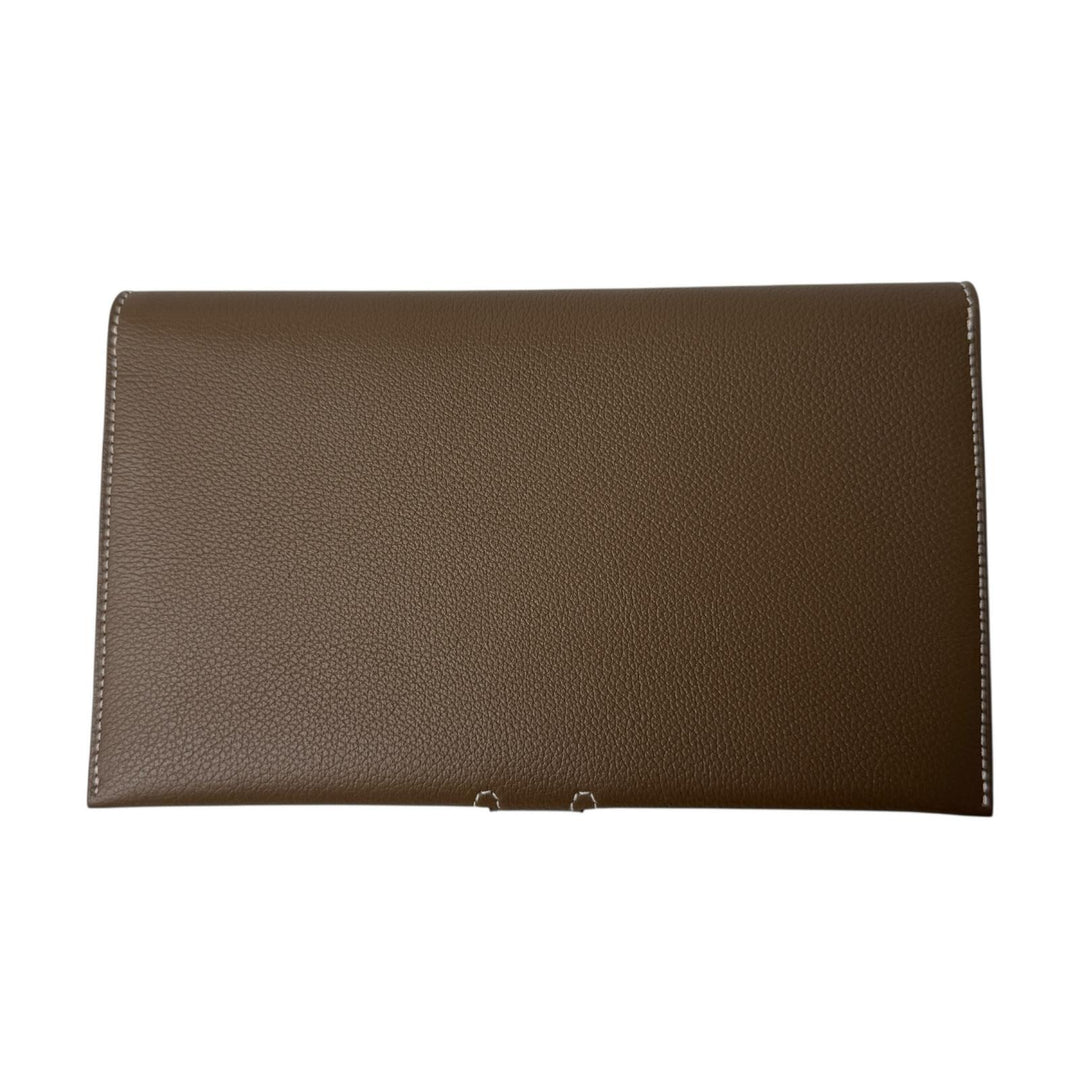 新品 エルメス HERMES R.M.Sトゥタンマン エトゥープ W刻印 長財布 レディース