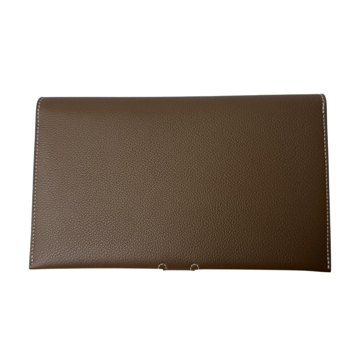 新品 エルメス HERMES R.M.Sトゥタンマン エトゥープ W刻印 長財布 レディース