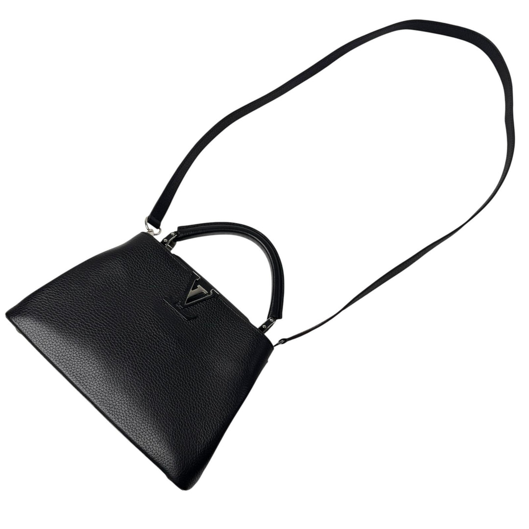 美品 ルイヴィトン LOUIS VUITTON カプシーヌBB M94586 AH2164 2way ショルダーバッグ ハンドバッグ 黒 ブラック 斜めがけ クロスボディ レディース
