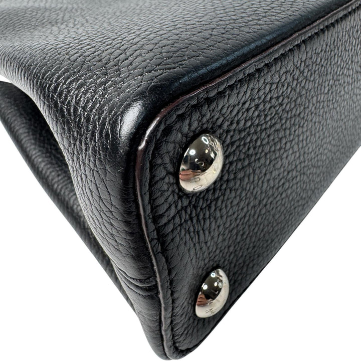 美品 ルイヴィトン LOUIS VUITTON カプシーヌBB M94586 AH2164 2way ショルダーバッグ ハンドバッグ 黒 ブラック 斜めがけ クロスボディ レディース