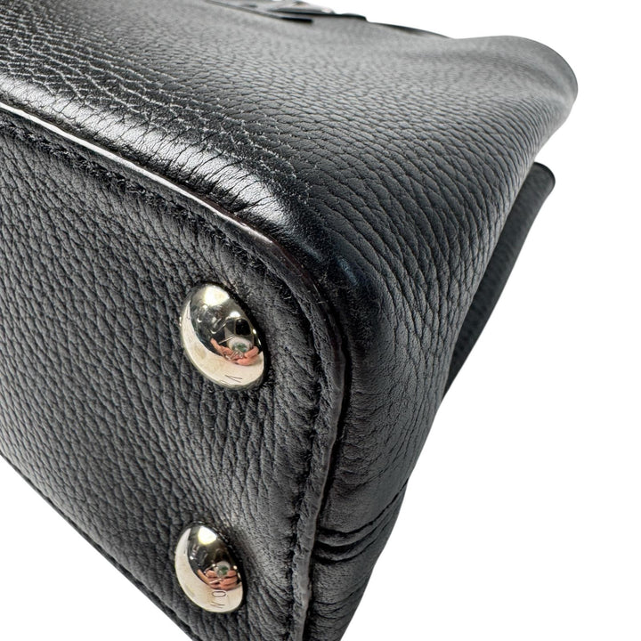 美品 ルイヴィトン LOUIS VUITTON カプシーヌBB M94586 AH2164 2way ショルダーバッグ ハンドバッグ 黒 ブラック 斜めがけ クロスボディ レディース